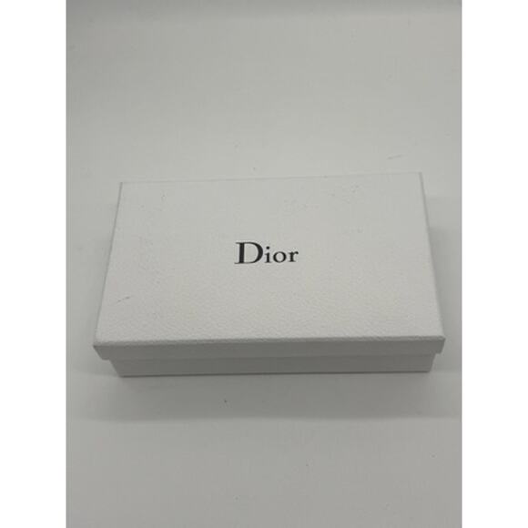 CHRISTIAN DIOR METALLIC ROSE PATENT MICRO-CANNAGE WALLET ON CHAIN*Full Set - Picture 5 of 16